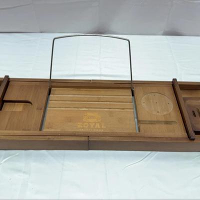 Royal Craftwood Bamboo Bath Caddy, Expandable