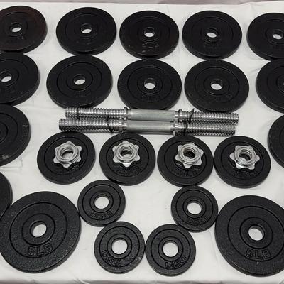 Dumbbell Weight Plate Set Compete