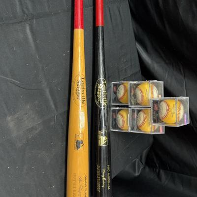 Louisville Slugger Bats And 2009 Home Run Derby Balls 