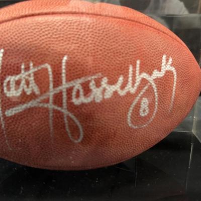 Matt Hasselbeck Signed Football 