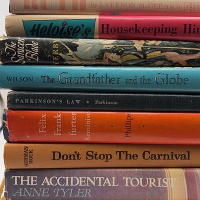 Hardback Vintage Books (9); One Paperback Book