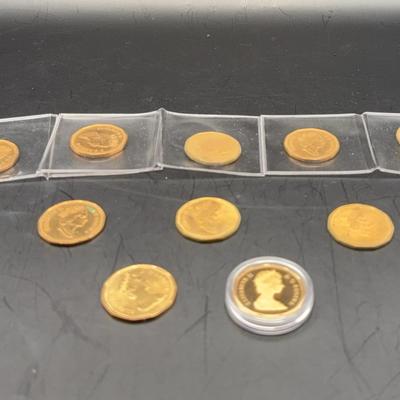 1987 Loon Nickel/Bronze Dollar (2); 1991 Loon Nickel/Bronze Dollar (3); 1867-1992 Loon Proof Coin