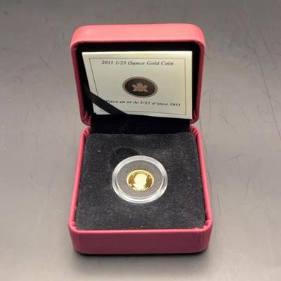 2011 1/25 Ounce Gold Coin