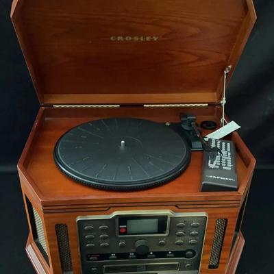 Crosley Songwriter CD Recorder with Turntable and AM/FM Radio CR248