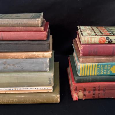Various Small Vintage Books