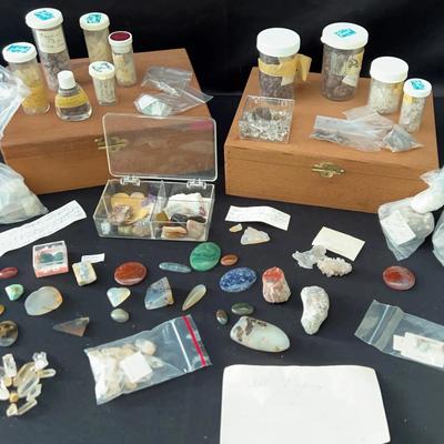 Various Specimens and Polished Stones 