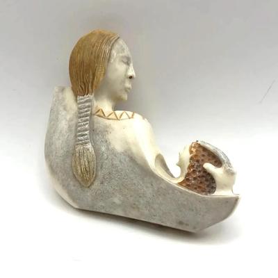 Inuit Antler Carving