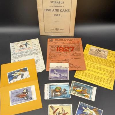 1940 and 1951 Migratory Bird Hunting Stamps