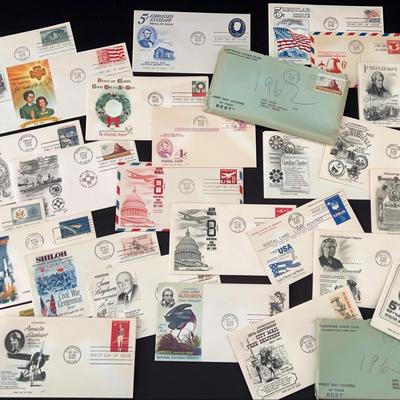 Lot of 1962 and 1963 First Day Covers
