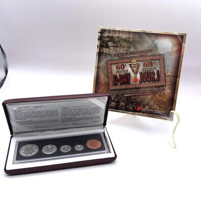 Royal Canadian Mint 90th Anniversary Proof Coin Set and 60th Anniversary of D-Day Coin Set