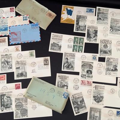 Lot Of 1958 and 1959 First Day Covers