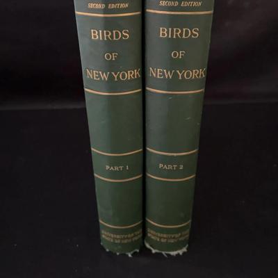 Antique NY State Museum Birds of New York, Part 1 & 2, 1914