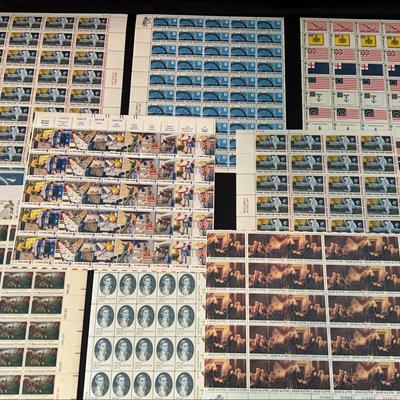 Full Sheets Of Collectible Stamps, Mint Sheet File Notebooks and Wildlife Stamp Book