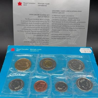 Royal Canadian Mint 1999 Uncirculated Set