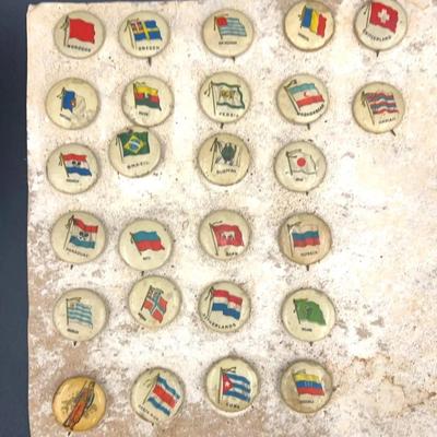Vintage Foreign Country Pins