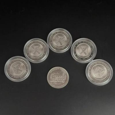 St Andrews New Brunswick Two And Three Dollar Tokens  1998-2002; Cananoque One Dollar Trade Token