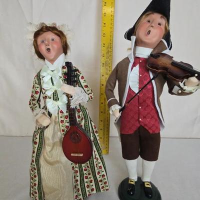 Signed Byers Choice Carolers Limited Edition Musicians 