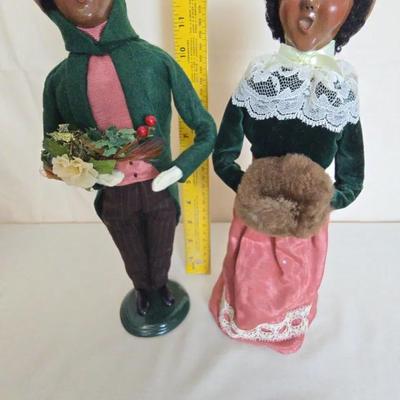 Byers Choice Carolers "Victorian Adults " Signed