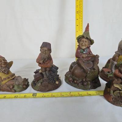 Collection of tom clark Gnome figurines
