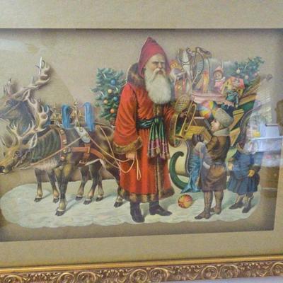 Vintage Victorian Christmas Card