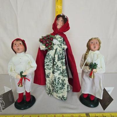 "Holiday At Home " Signed Byers Choice Carolers 