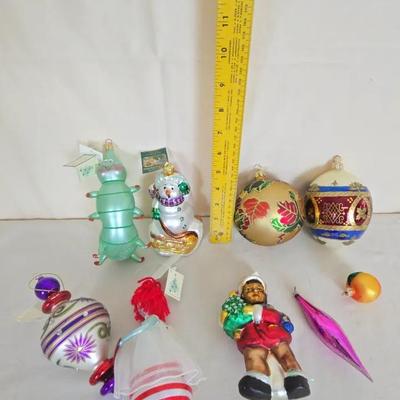 Assorted Unique Ornaments Most new with tags