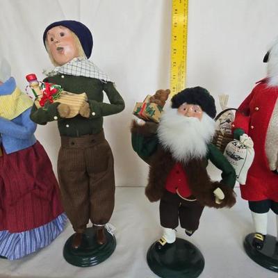 Collection Of Byers Choice Carolers Holiday at home man,  Dutch Man, woman