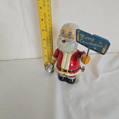 1940's Santa Clause Wind Up W Box