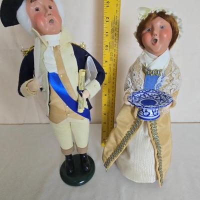 Byers Choice Carolers, George & Martha Washington 
