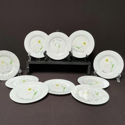 Limoges Porcelain Dessert Plates