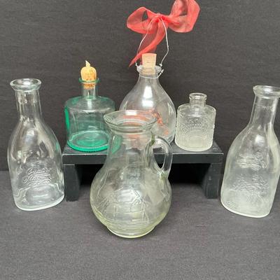 Vintage Glass Bottles 