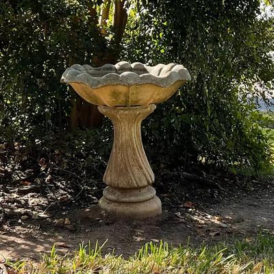 Concrete Birdbath 2