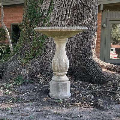 Concrete Bird Bath 1