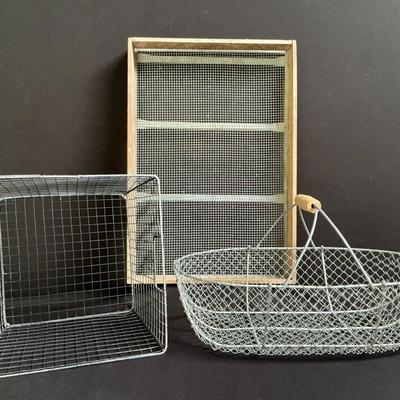Wire Baskets Any One?