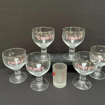 Chimay Beer Chalice Glasses 
