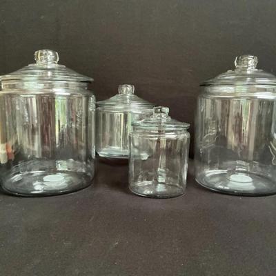 Various Large Glass Apothecary Jars 