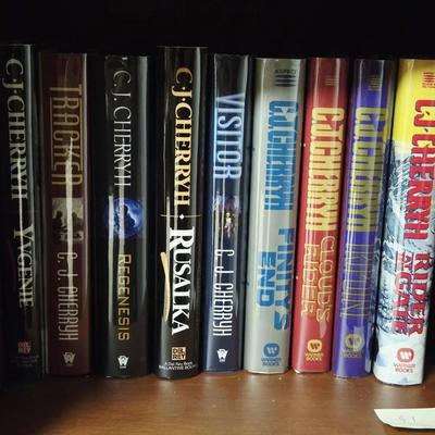 Collection of 9 Sci Fi Books Including C.J. Cherryh