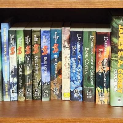 Collection of 25 Sci Fi Books Including Basil Copper