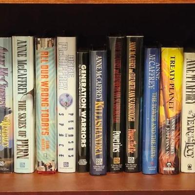 Collection of 25 Sci Fi Books Including Anne McCaffrey