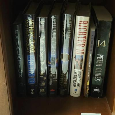 Collection of 8 Sci Fi Books Including Arthur C. Clarke