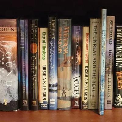 Collection of 28 Sci Fi Books Including Ursula K. LeGuin