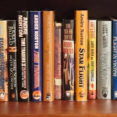 Collection of 25 Sci Fi Books Including Andre Norton