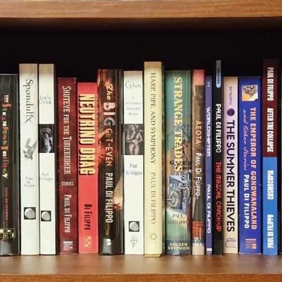 Collection of 33 Sci Fi Books Including Paul Di Filippo