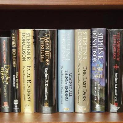 Collection of 14 Sci Fi Books Including Stephen R. Donaldson