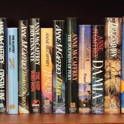 Collection of 25 Sci Fi Books Including Anne McCaffrey