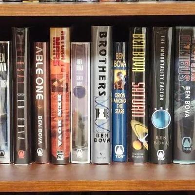 Collection of 24 Sci Fi Books Including Ben Bova