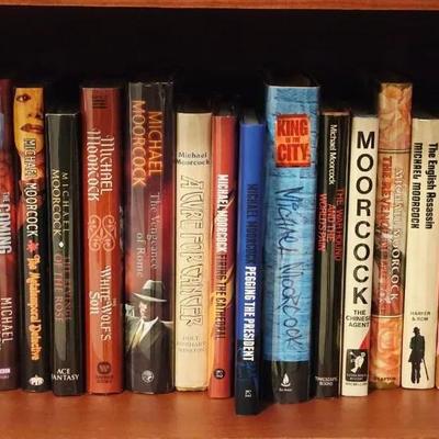 Collection of 25 Sci Fi Books Including Michael Moonrock