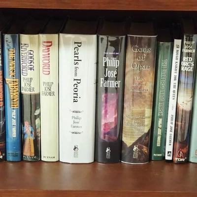 Collection of 24 Sci Fi Books Including Philip Jose Farmer