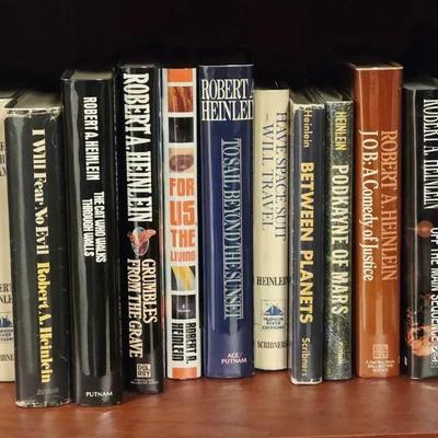Collection of 19 Sci Fi Books Including Robert A. Heinlein