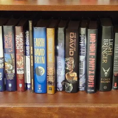 Collection of 25 Sci Fi Books Including David Brin